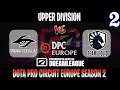 DreamLeague S15 DPC EU | Secret vs Liquid Game 2 | Bo3 | Upper Division | DOTA 2 LIVE