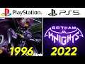 Evolution of BATMAN PlayStation Games (1996-2022)