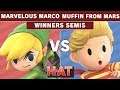 HAT 70 - Marvelous_Marco (Toon Link) Vs. Muffin from Mars (Lucas) Winners Semis - Smash Ultimate