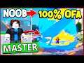NOOB FINDS *EASY* INSTANT 100% ONE FOR EVERYTHING UNLOCK IN ANIME FIGHTING SIMULATOR! Roblox