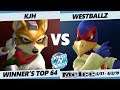 SNS5 SSBM - HLC | KJH (Fox) Vs. Westballz (Falco) Smash Melee Winner's Top 64