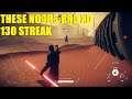 Star Wars Battlefront 2 - HUGE 130+ Maul Killstreak Ended by a Noob XD I's so sad right now :'(