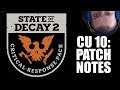 State of Decay 2: CU 10 - The Bounty Broker update patch notes