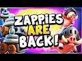 TOP LADDER with the NEWLY BUFFED ZAPPIES! - CLASH ROYALE