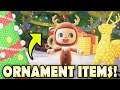 🎄 ALL ORNAMENT ITEMS & How To Get Them EASY In Animal Crossing New Horizons