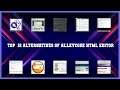 Alleycode HTML Editor | Top 12 Alternatives of Alleycode HTML Editor