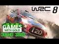 Games With Gold Julho 2020 - WRC 8 - Jogo Terrível ! (Gameplay Comentado)
