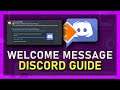 How To Create a Welcome Message on Discord