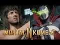 Mortal Kombat 11 - All Rambo VS Spawn Intro Dialogue!