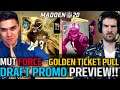 MUT FORCE GOLDEN TICKET PULL!! Market Mania and NFL Draft Preview | MUT Force - Episode 84