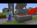 Noob vs Pro : Villagers hide a Secret Underground BASE Bunker in Minecraft