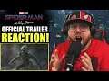 SPIDER-MAN No Way Home Official Trailer REACTION!!!...OMG!!!