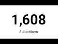 We Just Hit 1,600 Subscribers THANK YOU!