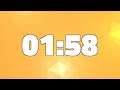 1 MINUTE AND 58 SECONDS COUNTDOWN TIMER [118 seconds - 1:58]
