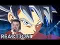 DRAGON BALL FighterZ | Ultra Instinct Goku REACTION!