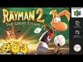 Guia de Rayman 2: The great escape (Nintendo 64) Parte 3 El pantano del gran despertar