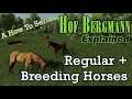 FS19 Hof Bergmann Explained 🐴 Horses Regular + Breeding 🐴 A How To Series