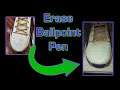 How to Erase BALLPOINT PEN on SNEAKERS/SHOES INSTANTLY!