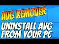 How To Uninstall & Remove AVG Software Using AVG Clear Remover Tool From Your Windows 10 PC Tutorial