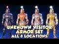Immortals Fenyx Rising Complete Unknown Visitor Armor Set (4 armors & 4 helmets)