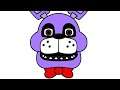 Speed drawing #Bonnie from #FNAF #shorts
