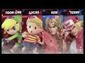 Super Smash Bros Ultimate Amiibo Fights – Request #14512 Toon Link & Lucas vs Ken & Terry