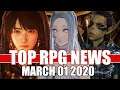 Top RPG News of the Week - Mar 01, 2020 (Baldur's Gate 3, Nioh 2, Code Vein)