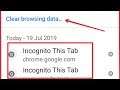 Chrome | Clear Browsing Search History Data & Delete Remove in Android
