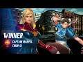 Chun-Li & Captain Marvel VS GAMORA & MORRIGAN in MARVEL VS. CAPCOM: INFINITE