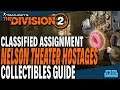 DIVISION 2 | CLASSIFIED ASSIGNMENT - NELSON THEATER HOSTAGES - COLLECTIBLE GUIDE