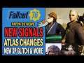 Fallout 76 News - New Radio Signals, ATLAS Changes, New XP Glitch, Seasons Issues, ATX Update & More