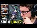 JUNGLE STORM SPIRIT..!! Next Level Storm Spirit Jungle vs 3 Counter Pick by Miracle 7.22 | Dota 2