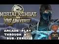 MORTAL KOMBAT VS. DC UNIVERSE - ARCADE PLAY THROUGH (SUB-ZERO)
