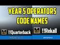 New Operators Leak? Year 5 Season 1 Code Names Rekall & Quaterback