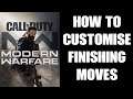 WARZONE: How To Customise Operator Specialist Finishing Moves & Executions MW COD PS4 Xbox One