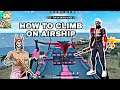 We did it! How to climb on airship in Freefire battlegrounds