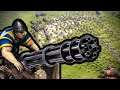 200 Machine Gun Bombard Cannons vs 2000 Elite War Elephants | AoE II: Definitive Edition