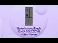 Beko HarvestFresh GNE480EC3DVX Fridge Freezer - Stainless Steel - Product Overview