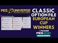 eFootball PES 2021 PES Universe Legends Classic Option File:European Cup Winners