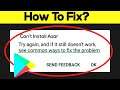 How To Fix Can't Install Azar Error On Google Play Store in Android & Ios