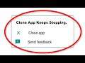 How To Fix Clone Apps Keeps Stopping Error Android & Ios - Fix Clone App Not Open Problem