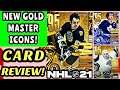 NHL 21 - *NEW GOLD MASTER ICONS* | 95 OVERALL BRAD PARK | DARRYL SITTLER | LUC ROBITAILLE!