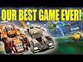 Our Greatest Game of Rocket League Ever | 2 Player Rocket League Ranked Gameplay