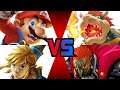 SSBU - Mario (me) and Link vs Bowser and Ganondorf (Stamina)