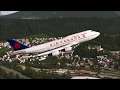 AIR CANADA 747-400 take off Innsbruck Austria ++ Aerofly FS 2 ++