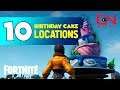 Fortnite - All 10 Birthday Cake Locations - 2nd Fortnite Birthday Challenge
