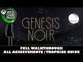 Genesis Noir 100% Full Game Walkthrough | ALL Achievement / Trophy Guide