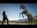 NATIVE AMERICAN Fights Angry HORSE in Red Dead Redemption 2 PC ✪ Vol 15