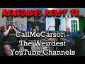 Renegades React to... @CallMeCarson - The Weirdest YouTube Channels