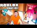 ROBLOX Piggy IRL Box Fort! HIDE And SEEK From PIGGY Challenge